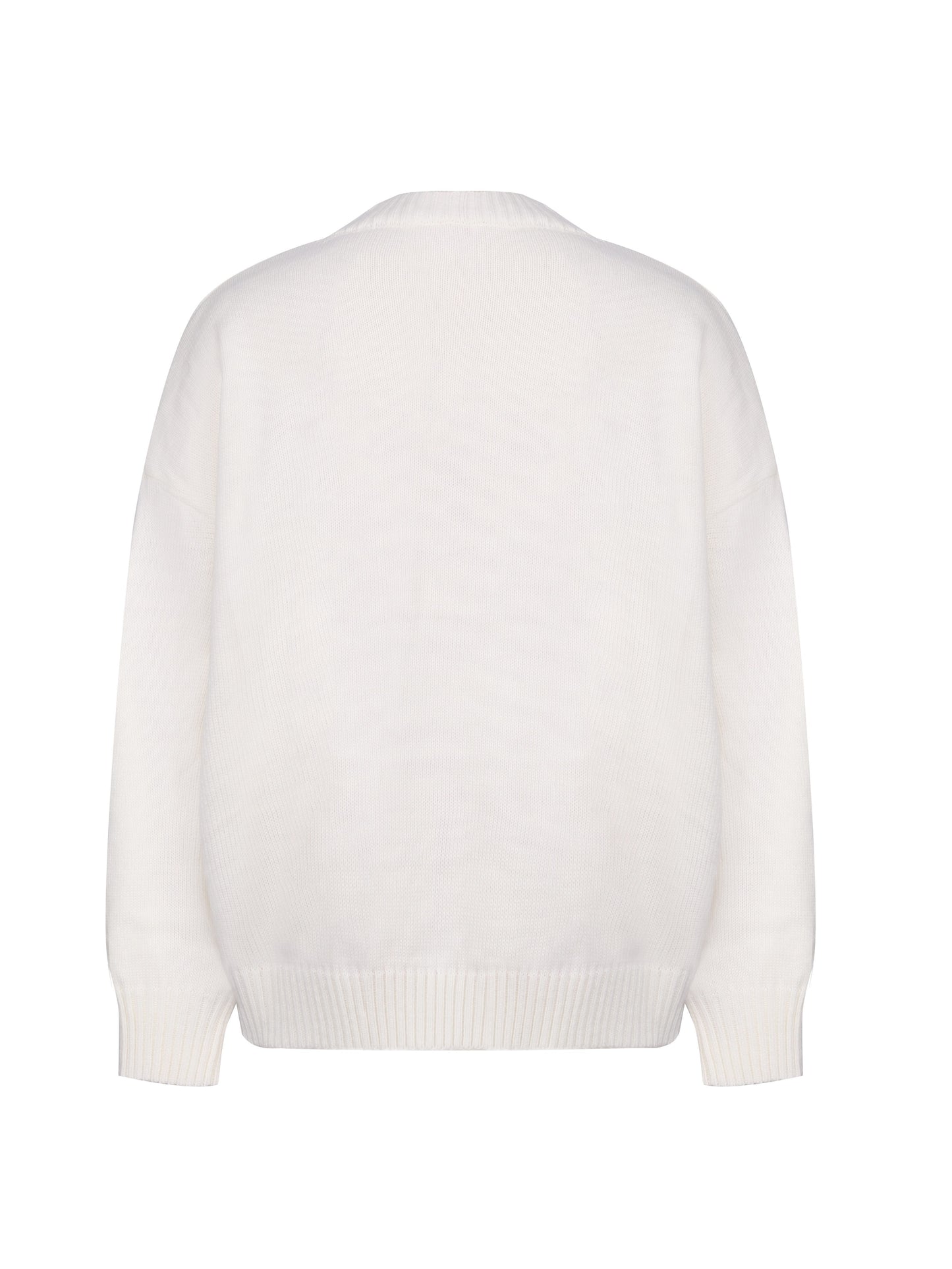 Flag Pattern Crew Neck Sweater, Versatile Long Sleeve Sweater For Fall & Winter, Women's Clothing