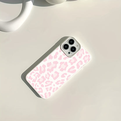 [Pink Leopard Phone Case] Leopard Print Faux Leather Phone Case | for iPhone 16/16 Pro/16 Plus/16 Pro Max, 15/15 Plus/15 Pro/15 Pro Max, 14/14 Plus/14 Pro/14 Pro Max, 13/13 Pro/13 Pro Max, 12/12 Pro/12 Pro Max, 11/11 Pro/11 Pro Max