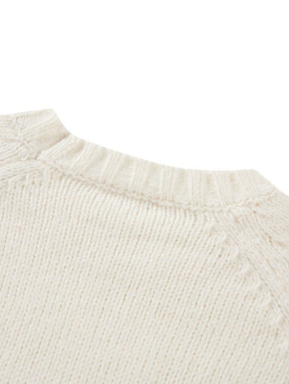 Women's Casual Street Style Loose Hole Sweater