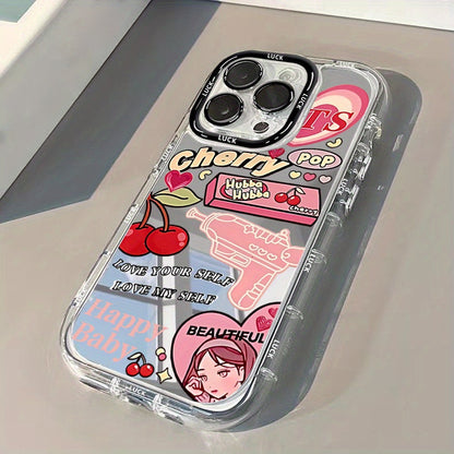 Mirror phone case compatible with iPhone 7 8 11 12 13 14 15 X XR Xs 8Plus 15Pro Max SE2 16 pro max